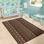 African Ethnic Pattern Print Area Rug