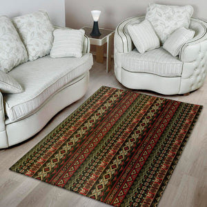 African Ethnic Pattern Print Area Rug