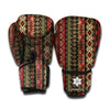 African Ethnic Pattern Print Boxing Gloves