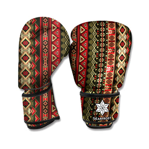 African Ethnic Pattern Print Boxing Gloves