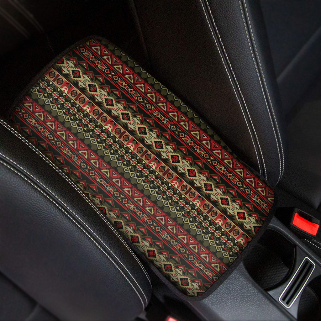 African Ethnic Pattern Print Car Center Console Cover