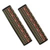 African Ethnic Pattern Print Car Seat Belt Covers