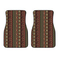 African Ethnic Pattern Print Front Car Floor Mats