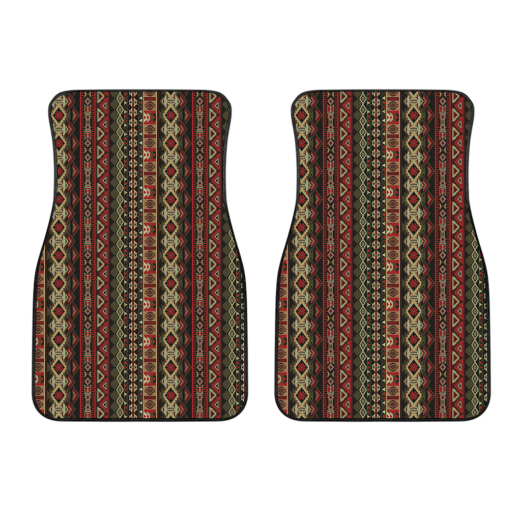 African Ethnic Pattern Print Front Car Floor Mats