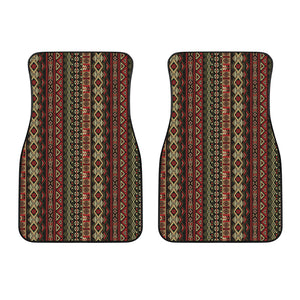 African Ethnic Pattern Print Front Car Floor Mats