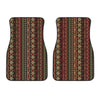 African Ethnic Pattern Print Front Car Floor Mats