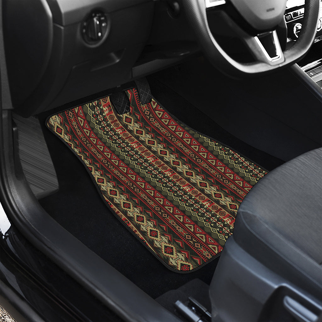 African Ethnic Pattern Print Front Car Floor Mats