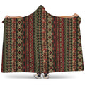 African Ethnic Pattern Print Hooded Blanket