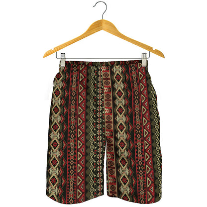 African Ethnic Pattern Print Men's Shorts