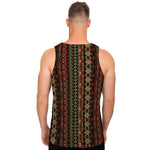 African Ethnic Pattern Print Men's Tank Top