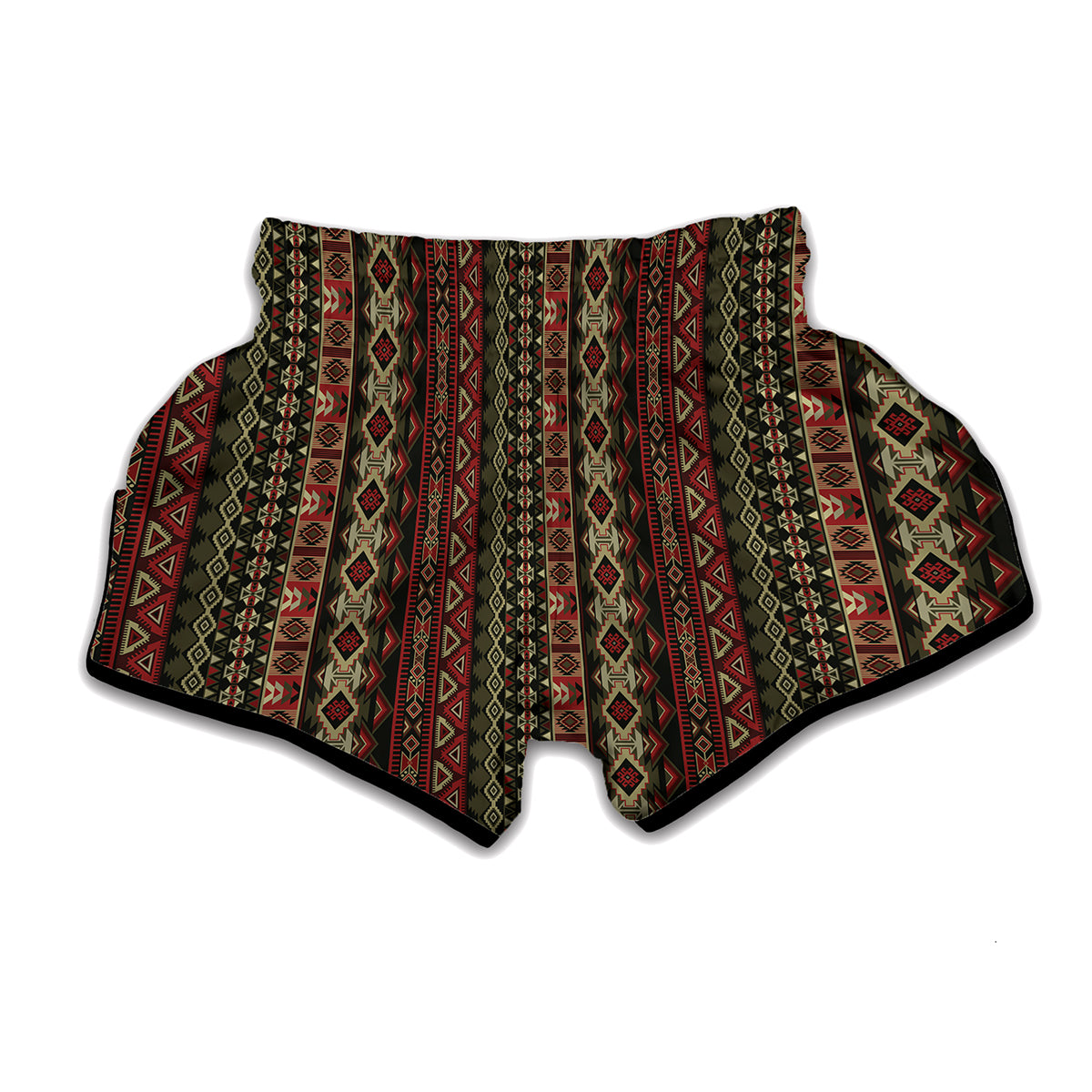 African Ethnic Pattern Print Muay Thai Boxing Shorts