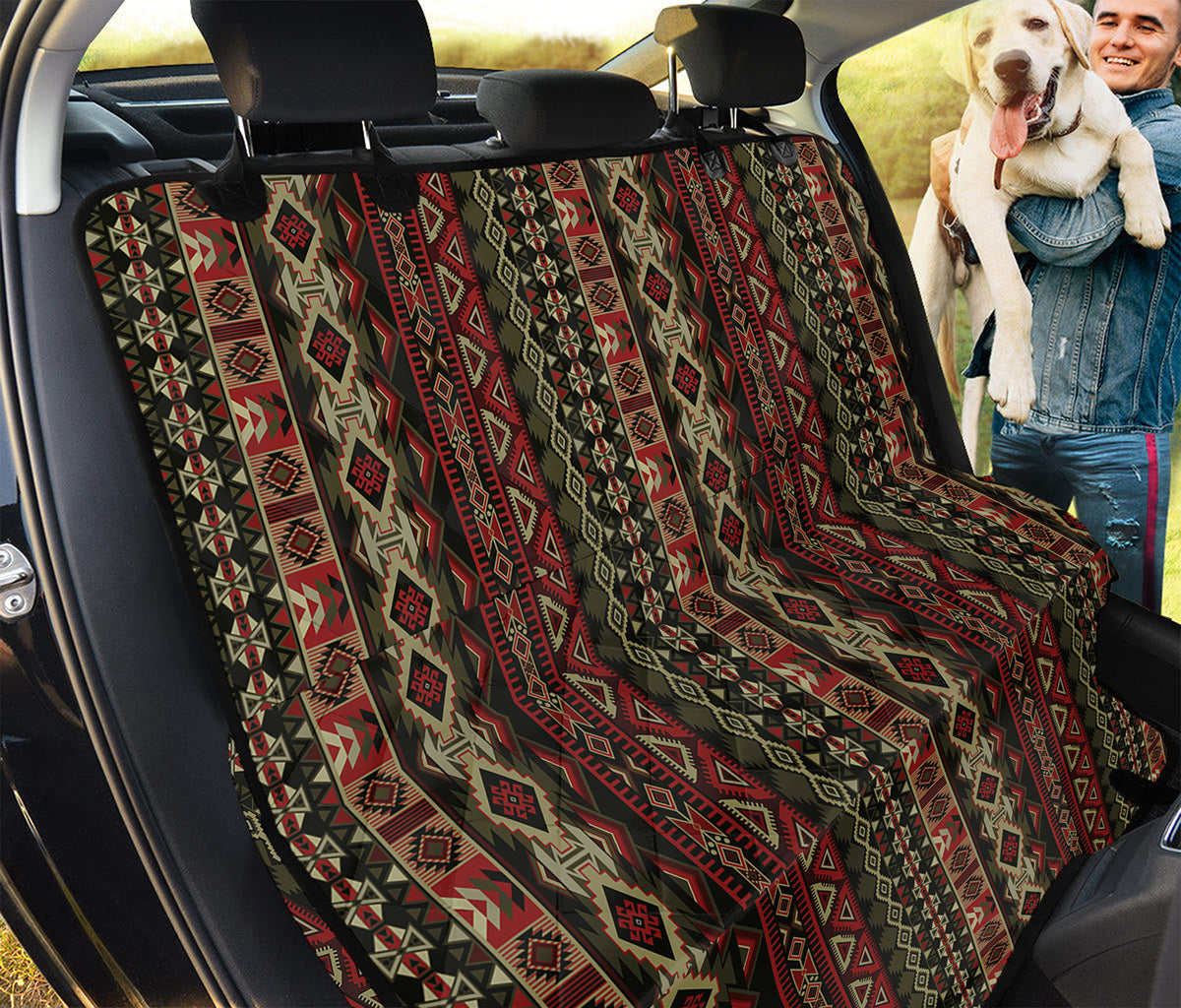 African Ethnic Pattern Print Pet Car Back Seat Cover