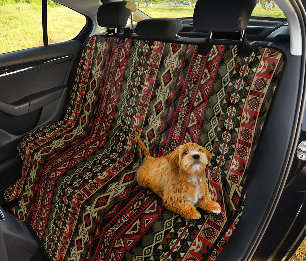 African Ethnic Pattern Print Pet Car Back Seat Cover