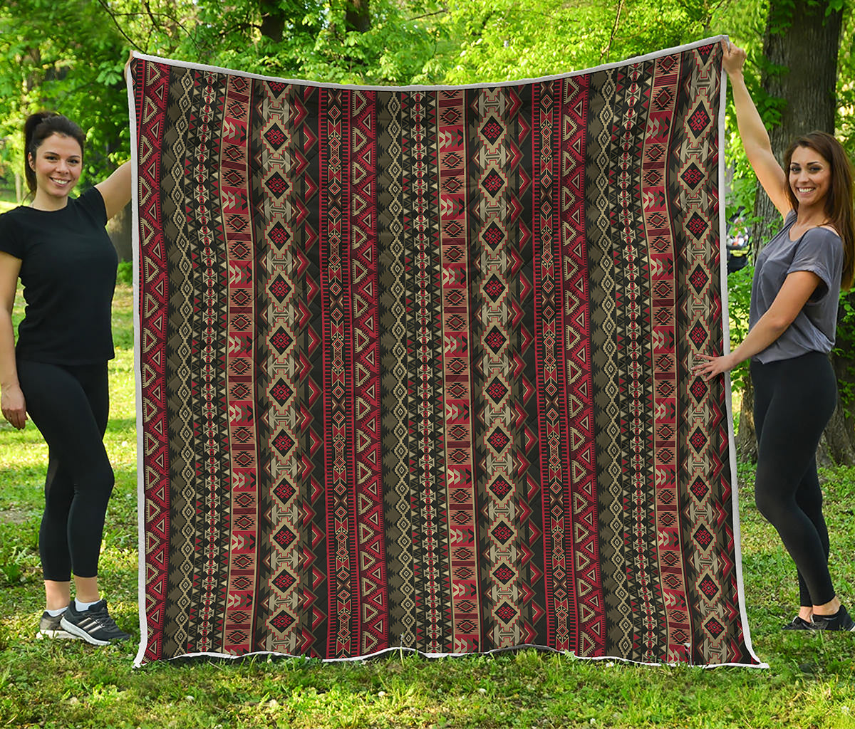 African Ethnic Pattern Print Quilt