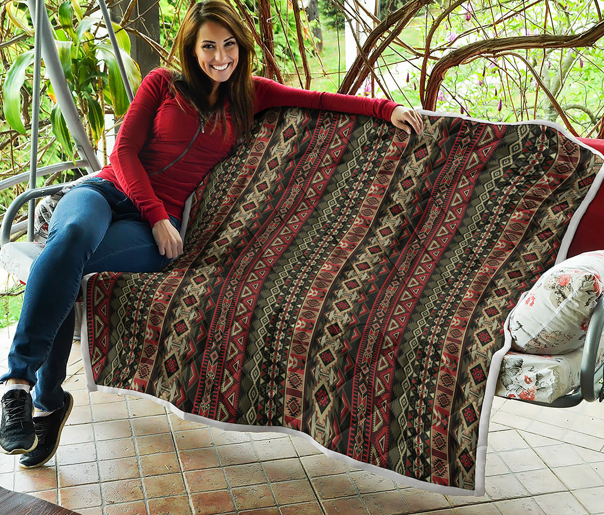 African Ethnic Pattern Print Quilt