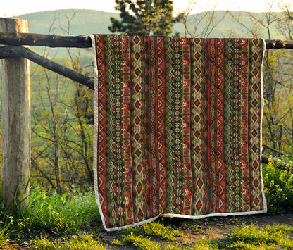 African Ethnic Pattern Print Quilt