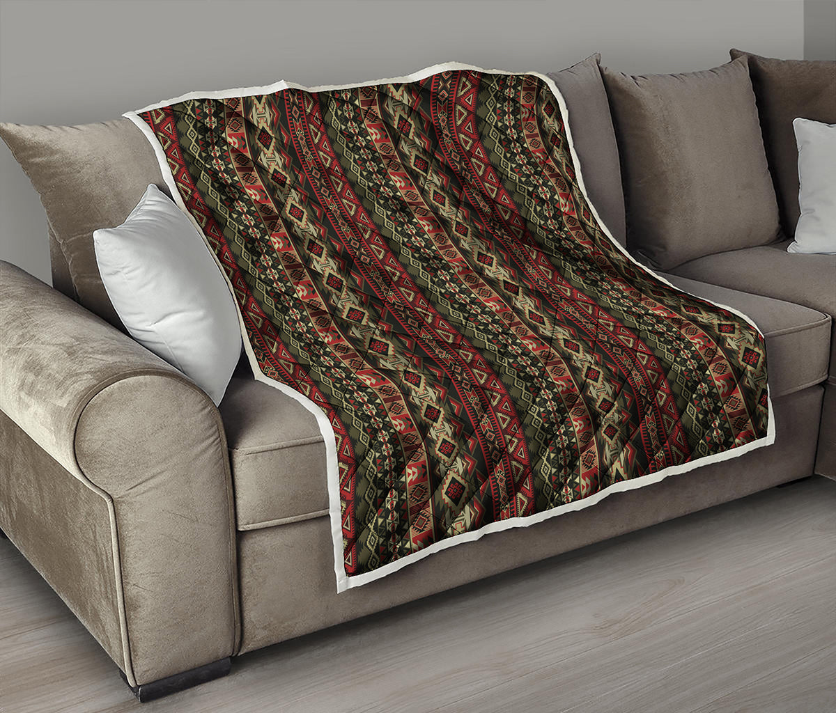 African Ethnic Pattern Print Quilt