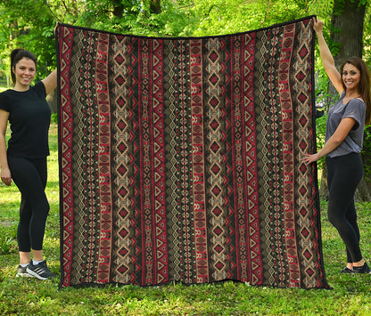 African Ethnic Pattern Print Quilt