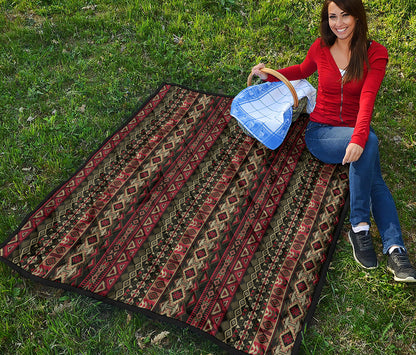 African Ethnic Pattern Print Quilt