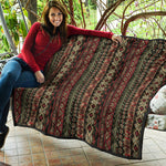 African Ethnic Pattern Print Quilt