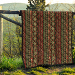 African Ethnic Pattern Print Quilt