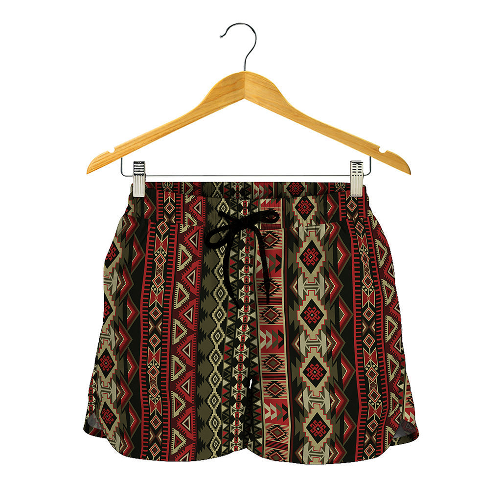 African Ethnic Pattern Print Women's Shorts