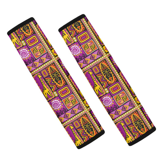 African Ethnic Tribal Inspired Print Car Seat Belt Covers