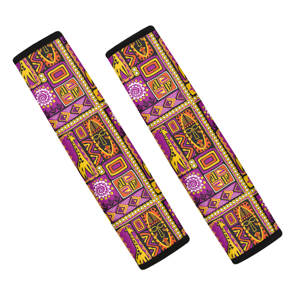 African Ethnic Tribal Inspired Print Car Seat Belt Covers