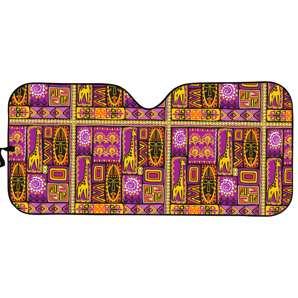 African Ethnic Tribal Inspired Print Car Sun Shade