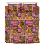 African Ethnic Tribal Inspired Print Duvet Cover Bedding Set
