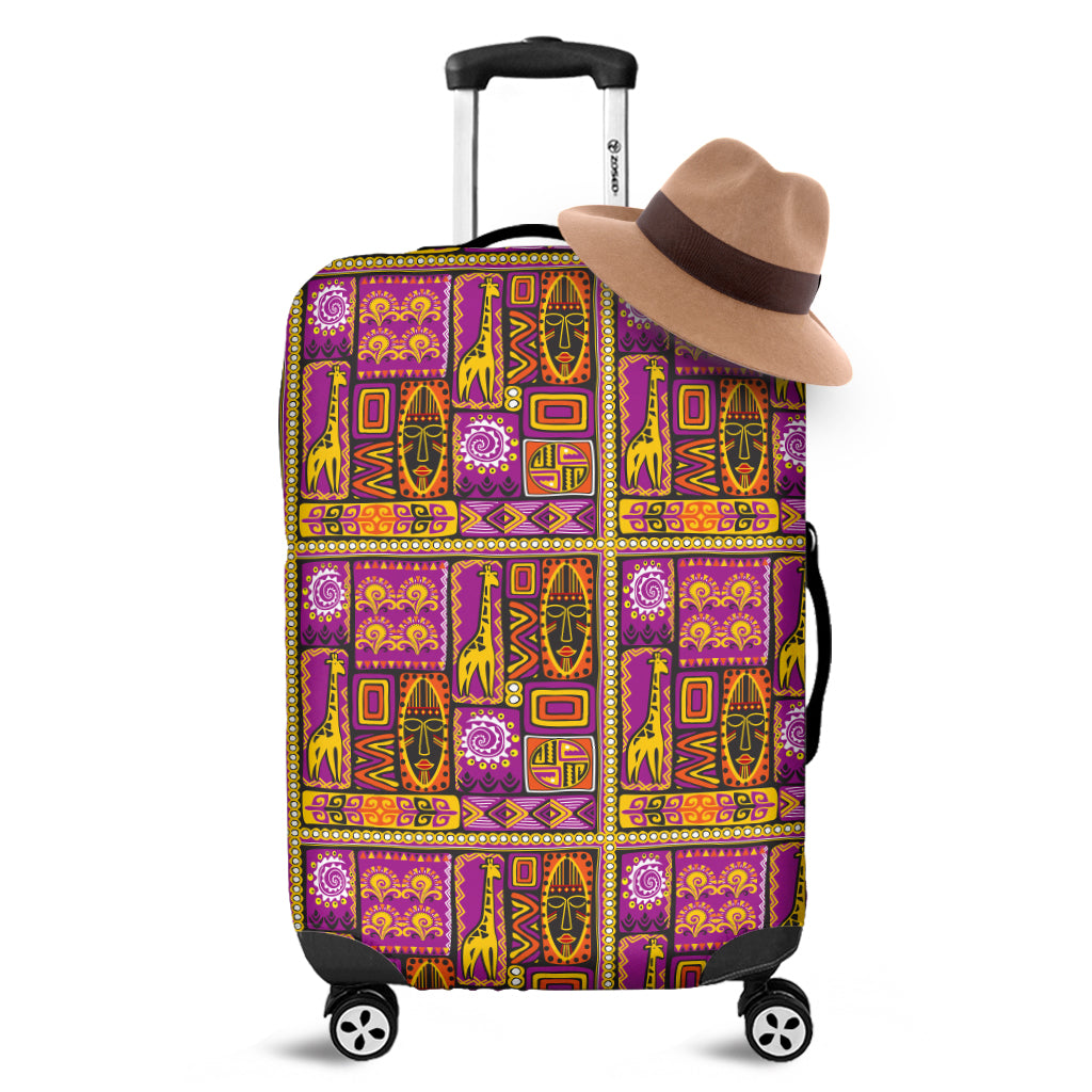 African Ethnic Tribal Inspired Print Luggage Cover