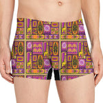 African Ethnic Tribal Inspired Print Men's Boxer Briefs