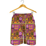 African Ethnic Tribal Inspired Print Men's Shorts