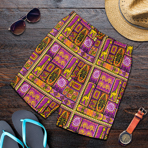 African Ethnic Tribal Inspired Print Men's Shorts