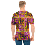 African Ethnic Tribal Inspired Print Men's T-Shirt