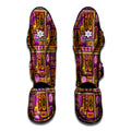 African Ethnic Tribal Inspired Print Muay Thai Shin Guards