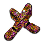 African Ethnic Tribal Inspired Print Muay Thai Shin Guard