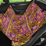 African Ethnic Tribal Inspired Print Pet Car Back Seat Cover