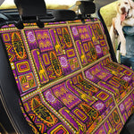 African Ethnic Tribal Inspired Print Pet Car Back Seat Cover