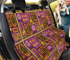 African Ethnic Tribal Inspired Print Pet Car Back Seat Cover