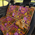 African Ethnic Tribal Inspired Print Pet Car Back Seat Cover