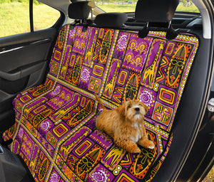 African Ethnic Tribal Inspired Print Pet Car Back Seat Cover