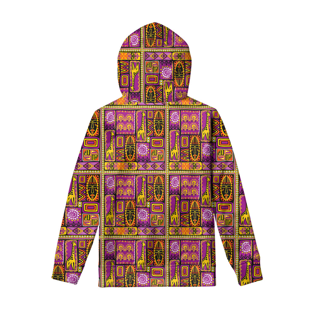 African Ethnic Tribal Inspired Print Pullover Hoodie