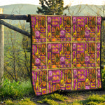 African Ethnic Tribal Inspired Print Quilt