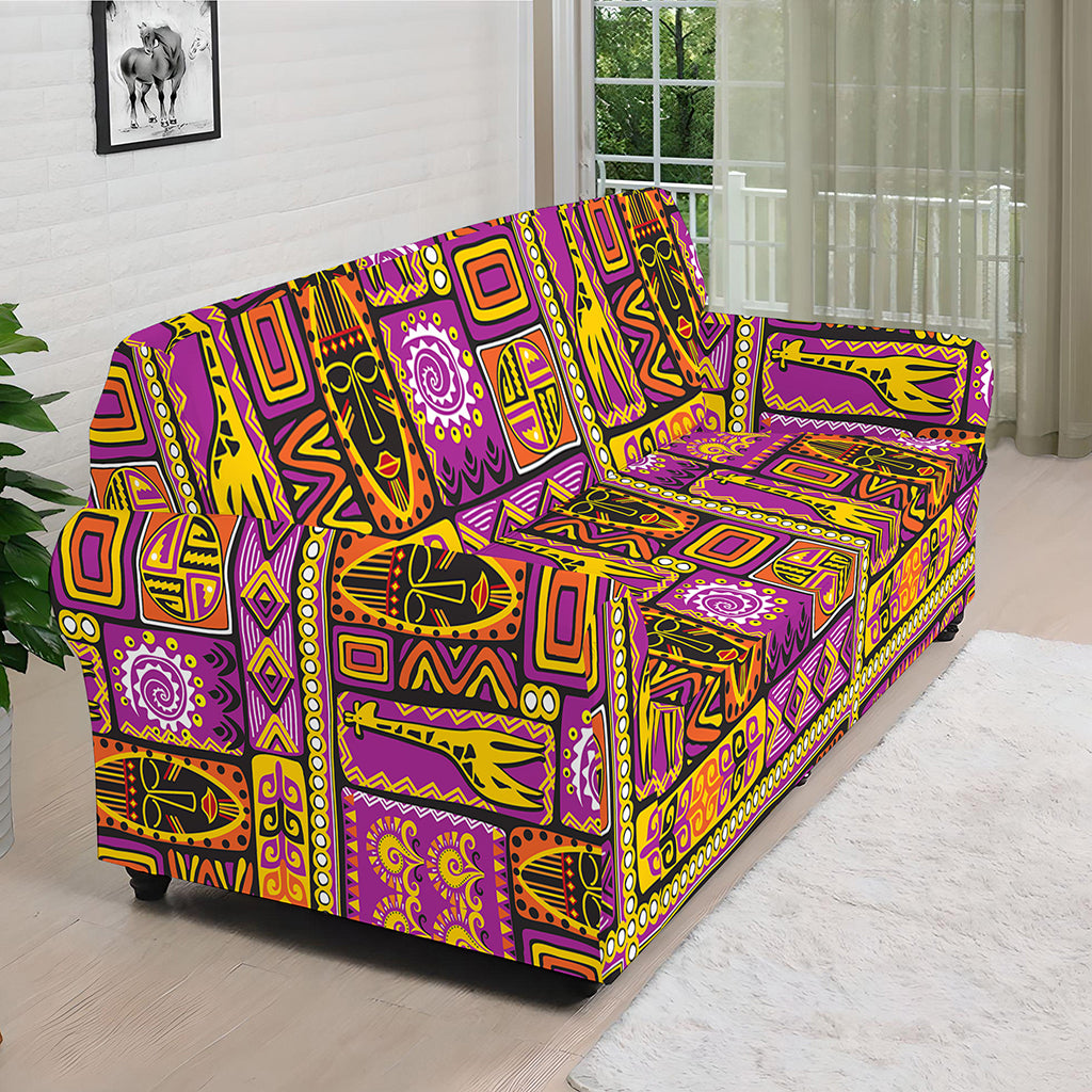 African Ethnic Tribal Inspired Print Sofa Cover