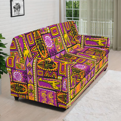 African Ethnic Tribal Inspired Print Sofa Cover