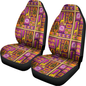 African Ethnic Tribal Inspired Print Universal Fit Car Seat Covers