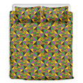 African Kente Pattern Print Duvet Cover Bedding Set