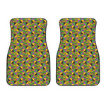 African Kente Pattern Print Front Car Floor Mats