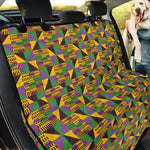 African Kente Pattern Print Pet Car Back Seat Cover